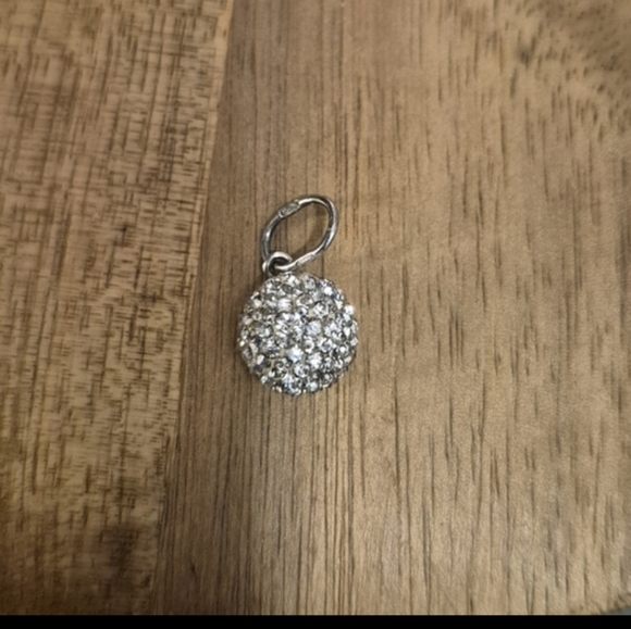 Sparkly CZ Sterling Silver Pendant - Picture 3 of 5